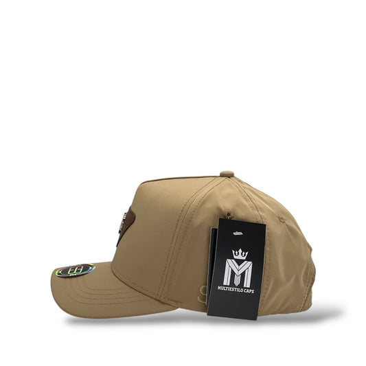 GORRA SOMBRERO BLANCO QUALITY MONTURA BEIGE