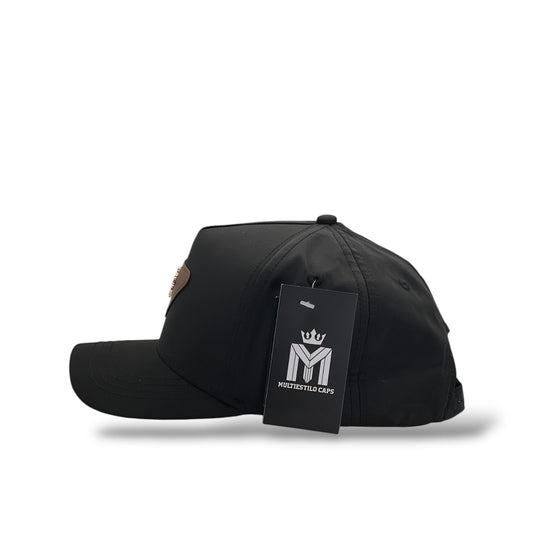 GORRA SOMBRERO BLANCO QUALITY HORSE BLACK
