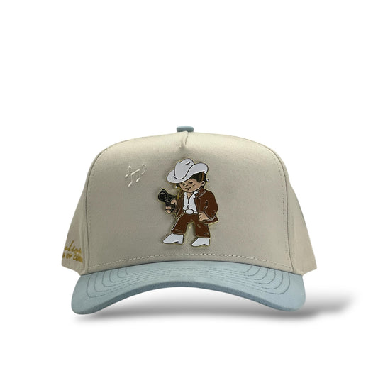 GORRA SOMBRERO BLANCO CHALINILLO