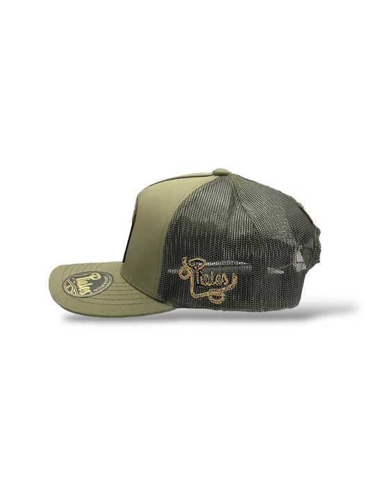 GORRA PIALES GALLO OLIVO