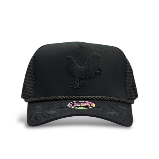 GORRA SOMBRERO BLANCO GALLO BLACK