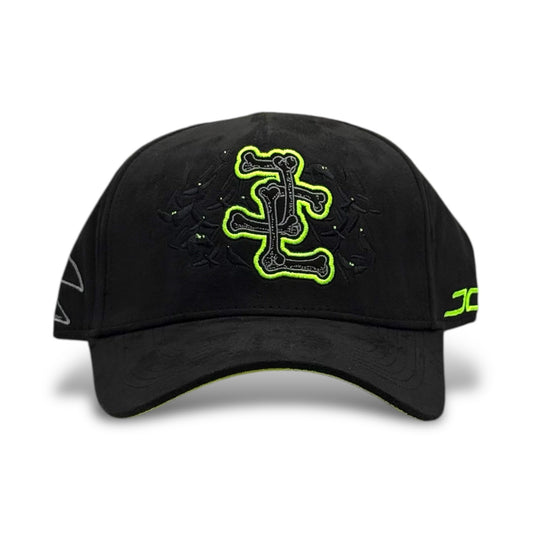 GORRA JC HATS BONES BLACK/NEON