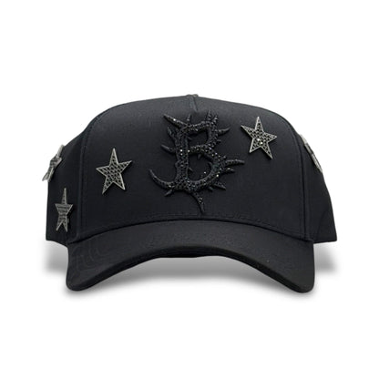GORRA BARBAS HATS BLACK NEBULA