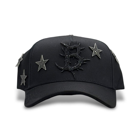 GORRA BARBAS HATS BLACK NEBULA