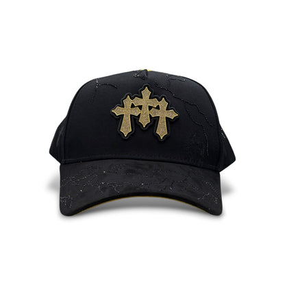 GORRA BIGG BOSS TRIPLE CRUZ GOLD